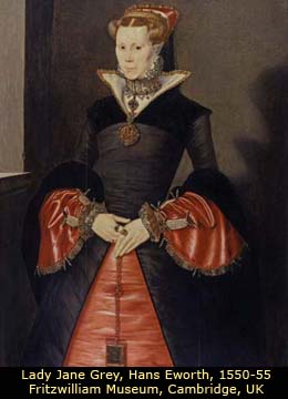 Portrait of Jane Grey by Hans Eworth, Fritzwilliam Museum, Cambridge, UK